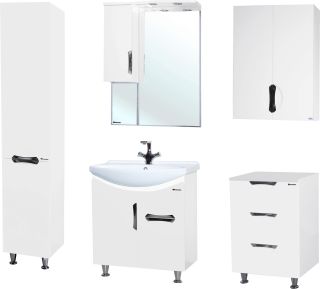 Тумба под раковину Bellezza Лагуна 65см белый 00000001381